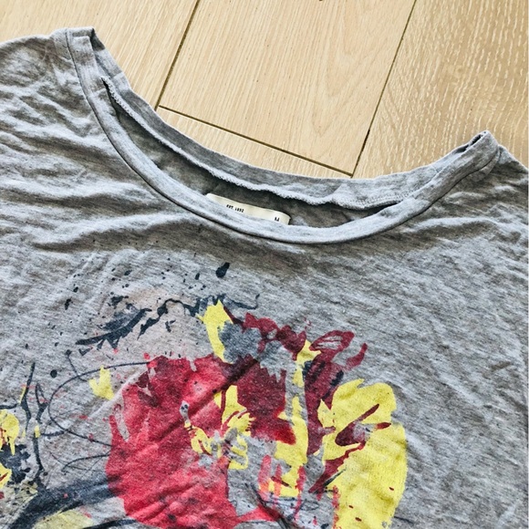 Abercrombie & Fitch Soft Oversized Graphic Long Sleeve T shirt in Grey Size M - Picture 10 of 11